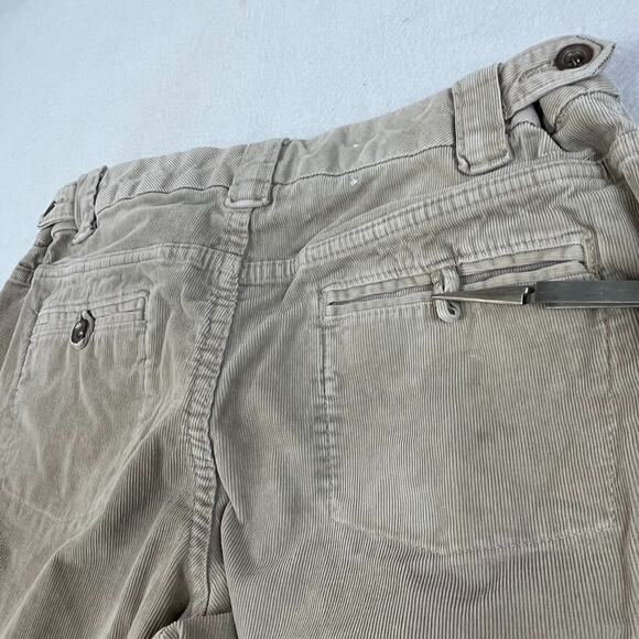 Old Navy Women's Size 8 Mid Rise Corduroy Pants Tan Brown Cotton Blend Y2K - Picture 5 of 13